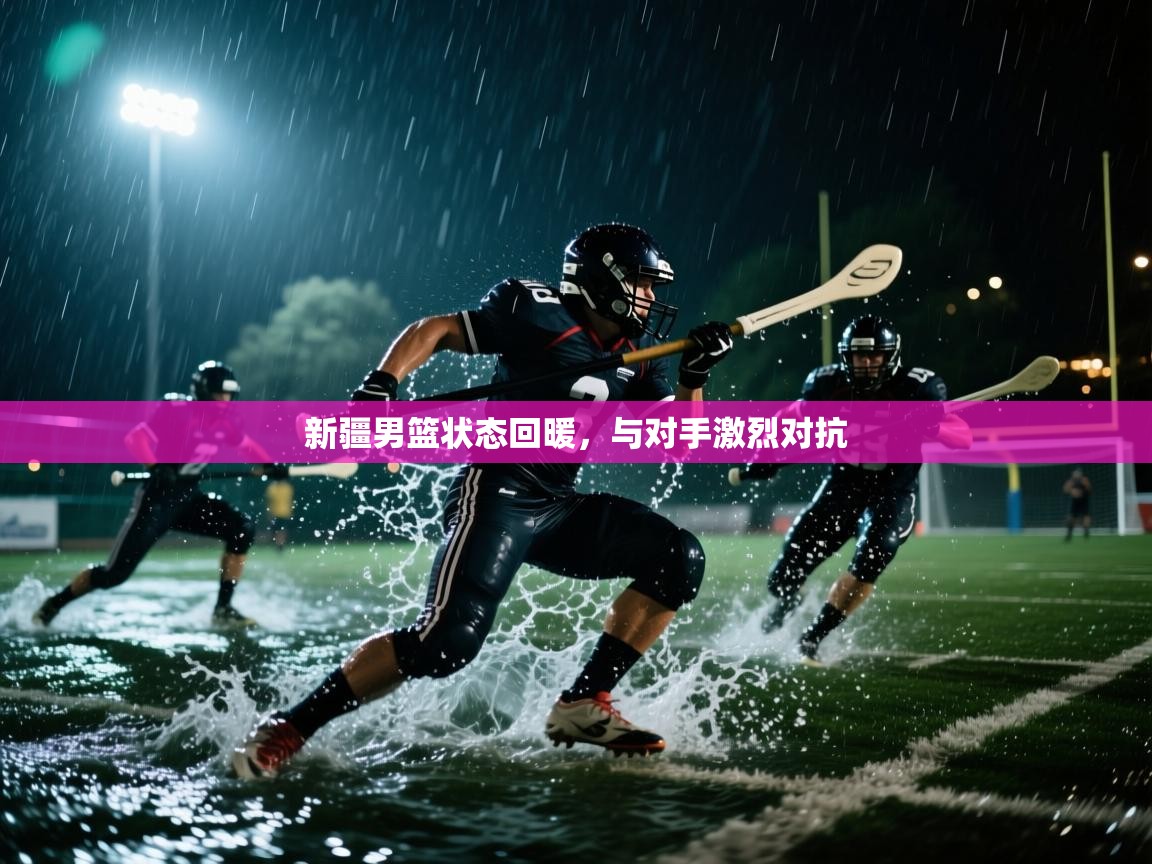 新疆男篮状态回暖，与对手激烈对抗