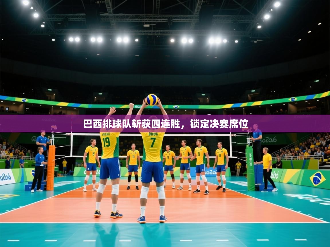 巴西排球队斩获四连胜，锁定决赛席位